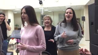 Joy to the world - Minsk Gospel Choir (Минский Госпел Хор)  репетиция