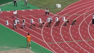 20160910 国体強化記録会4 男子100m