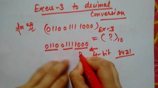 Excess3 to Decimal |easy |short |simple