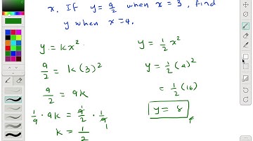 DSV4 Direct Square Variation Sample Problems Part 3