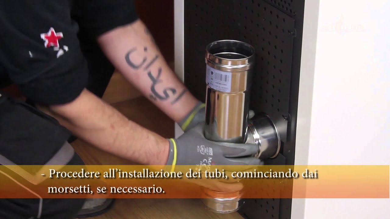 Installazione stufe a pellet netflame youtube Installazione stufa pellet senza canna fumaria