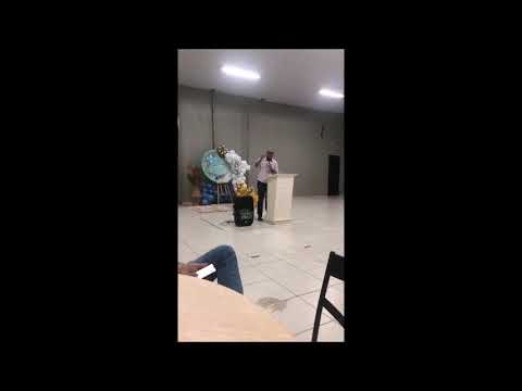 Trecho da ministração do pastor Welington.