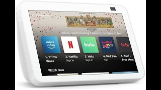 All New Echo Show 8 — 13 MP camera with auto framing