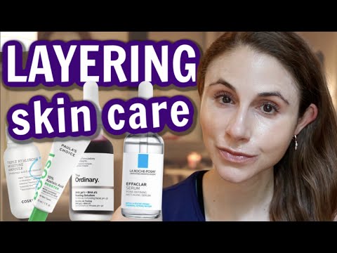 How to layer skin care products| Dr Dray