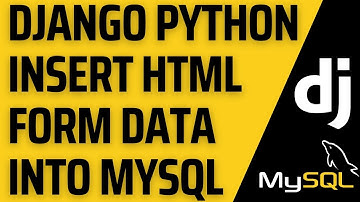Django python insert HTML form data into Mysql