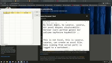 Excel Data Logging from RS232 with Lazarus