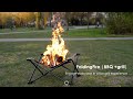 Foldingfire bbq grill  engage everyone in a fun grill experience  designnestcom