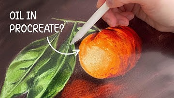 Realistic Oil in Procreate ✦ Draw With Me Using Digital Oil Brushes