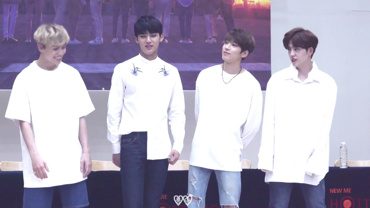 170604 세븐틴 팬싸 힙합팀(버논/민규/에스쿱스/원우) 포토타임