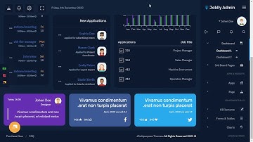 Job Board HTML Template Dashboard Bootstrap 5 Admin with RTL Dark Theme