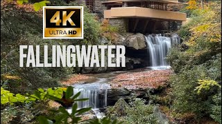 USA Fallingwater inscribed on the World Heritage List in 2019 - 4K - Relaxing ASMR Cinematic footage