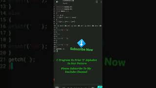 #4 C program to print 'E' alphabet in star pattern|#c_programming|#shorts|#short