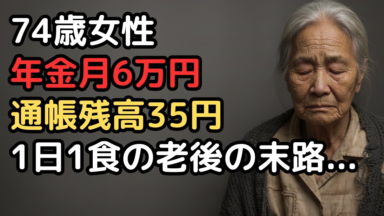74歳女性、年金6万円の末路   通帳残高35円の地獄の老後生活