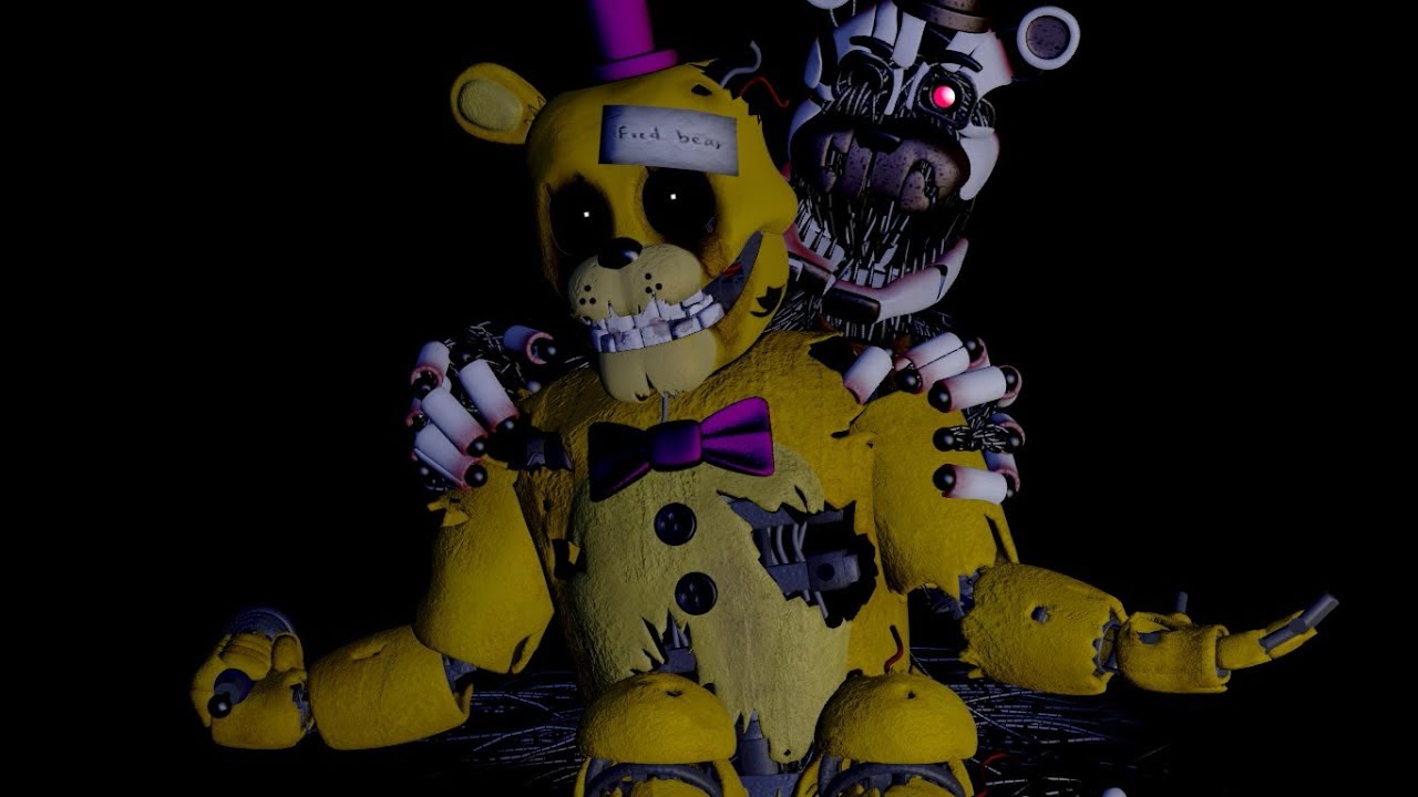 [SFM FNAF] test model withered fredbear YouTube