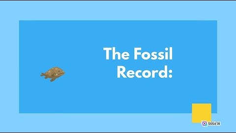 Paleontological Evidence | Origins of Life | Fossils Windows to Primordial Life | Biology Explained