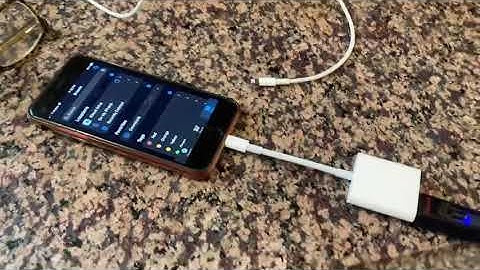 USB drive on iPhone SE to save photos and videos without PC or Mac & save storage