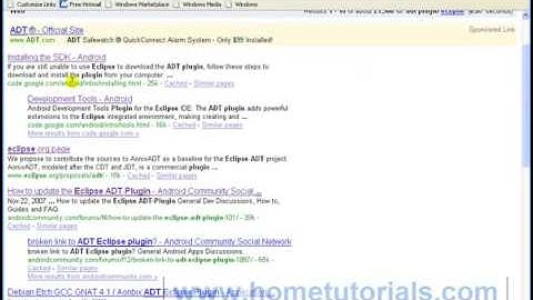 Google Android Eclipse ADT Tutorial Training hometutorials
