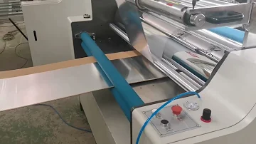metallic film laminating machine for corrugated cardboard
