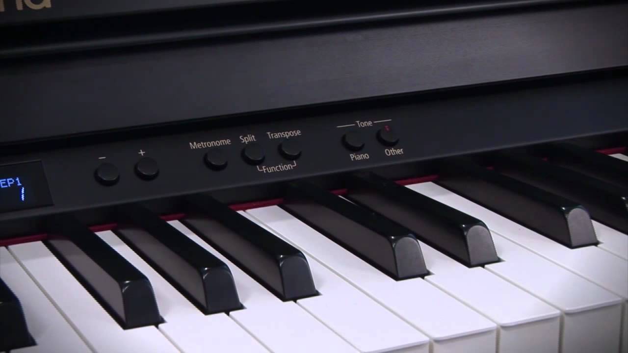 Roland RP 301R - Piano Digital - YouTube