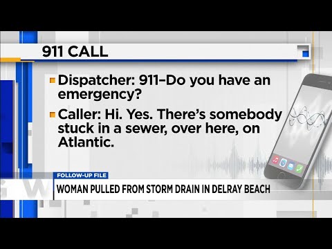 Authorities release 9-1-1 calls regarding woman stuck in storm drain