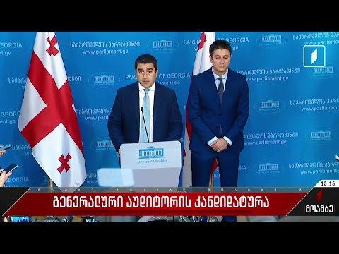 გენერალური აუდიტორის კანდიდატურა