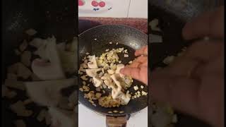 Healthy Cooking | Crispy mushroom | garlic mushroom recipe shorts ytshorts