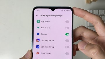Bật cài đặt ứng dụng không rõ nguồn gốc APK OPPO A91 Android 11