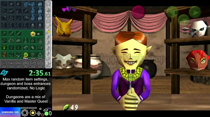 Ocarina of Time Randomizer Max Shuffle/No Logic - August 30th 2022