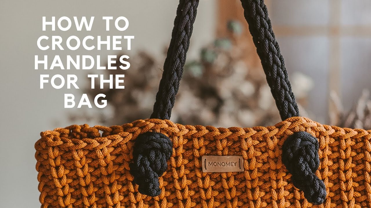 How to Crochet Handbag Handles - Naztazia ®