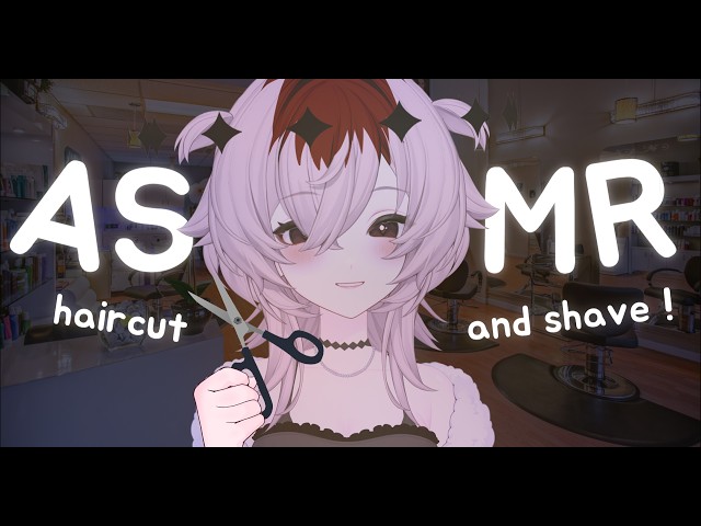 【ASMR】Giving you a Haircut and a Shave (with real rain sounds!)💈Soft Spoken Roleplay