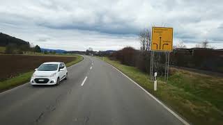 DAF CF POV 4K 🚛 - Willisau nach Beringen 🇨🇭 über Deutschland 🇩🇪 2025-02-28 #7