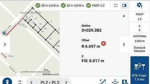 FieldGenius for Android - Polyline Staking