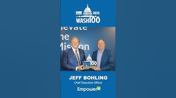 Jeff Bohling van Empower AI ontvangt de #Wash100 Award 2025