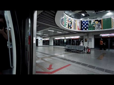 Singapore MRT ride from Buangkok to City Hall, Citylink 2 of 5