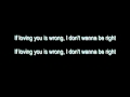 Rod Stewart - (If Loving You Is Wrong) I Don't Want To Be Right - With Lyrics