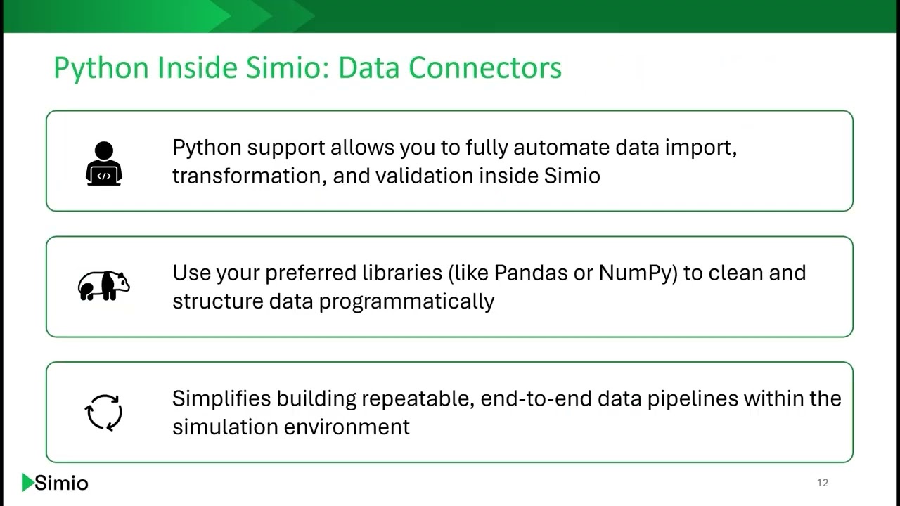 Simio - Simio + Python: Unlocking the Full Power of Your Digital Twin for What-If Analysis