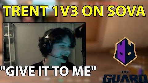 Guard Trent Goes CRAZY on Stream | Valorant highlights