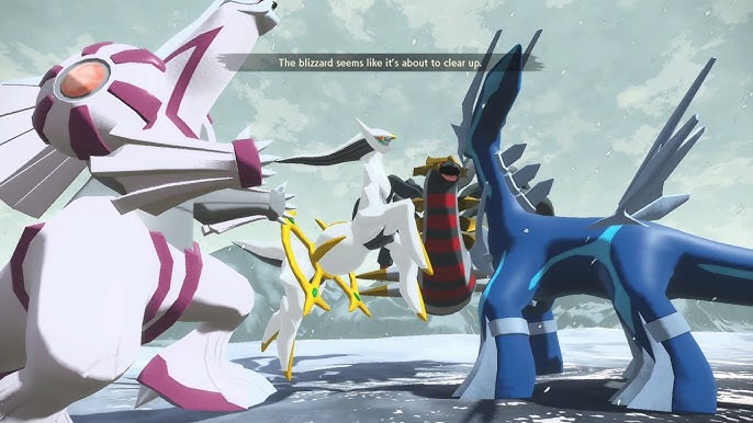 Shiny Dialga, Palkia e Giratina serão Distribuídos no Brasil