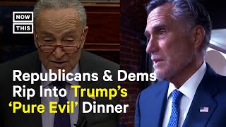 Senators Slam Trump for Dinner With White Nationalist Nick Fuentes