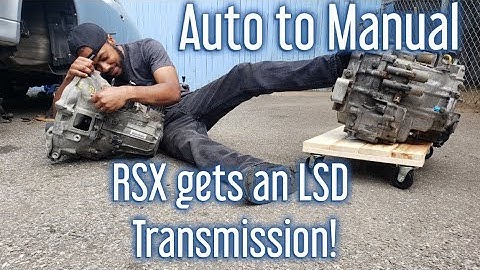 RSX Auto to Manual- RSX gets LSD transmission!