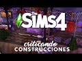 CRITICANDO CONSTRUCCIONES 😱 Casa Mágica, Apartamentos y Bar | Los Sims 4