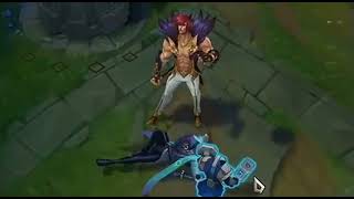 Sett and Aphelios Special Interaction