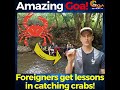 Amazinggoa  pravin malik a youth from valpoi village teach tourist how to catch crabs