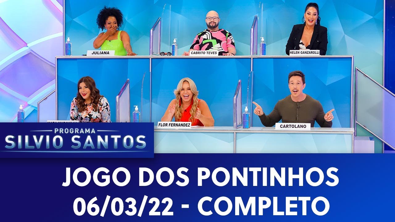 Jogo dos Pontinhos Programa Silvio Santos (06/03/22) YouTube
