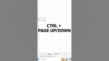 30초! 엑셀 기본 단축키 꿀팁!! #엑셀 #꿀팁