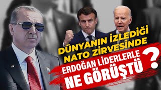 Dünyanın izlediği NATO zirvesinde Erdoğan'dan liderlere çağrı!