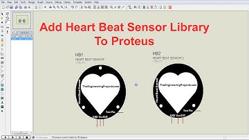 Add Heart Beat Sensor Library to Proteus