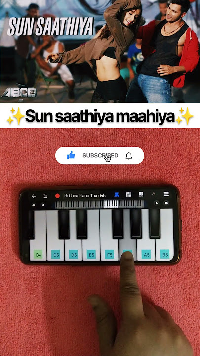 Sun Saathiya Piano Tutorial