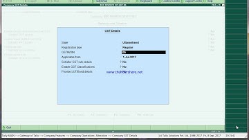 GSTR 1 B2C Invoice Large and Small in Tally ERP 9