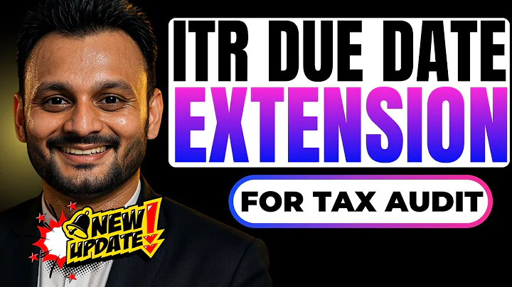 Tax Audit ITR Filing extension update